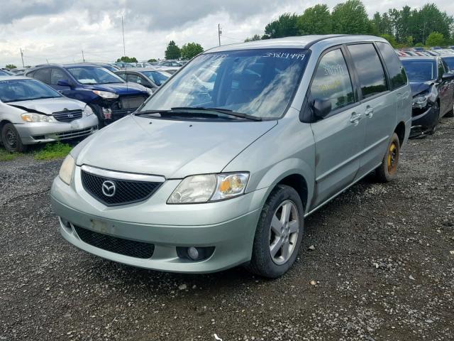 JM3LW28J530351549 - 2003 MAZDA MPV WAGON GREEN photo 2