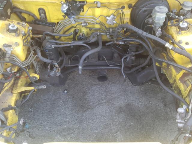 JH4DC23191S001130 - 2001 ACURA INTEGRA TY YELLOW photo 7