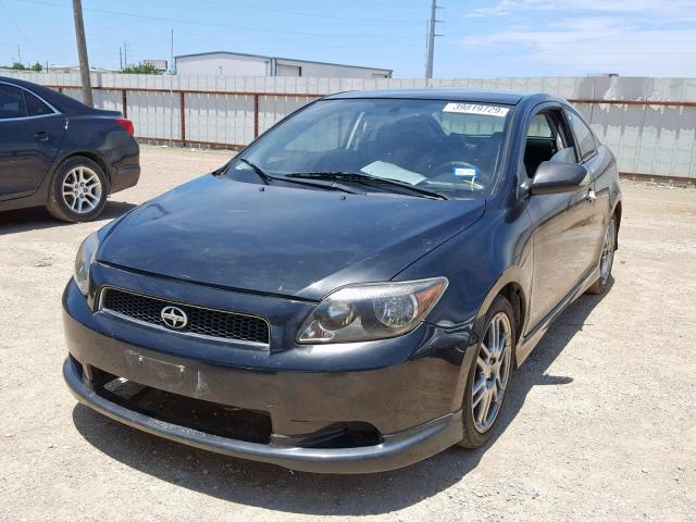 JTKDE167450039932 - 2005 TOYOTA SCION TC BLACK photo 2