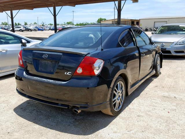 JTKDE167450039932 - 2005 TOYOTA SCION TC BLACK photo 4