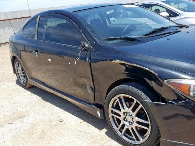 JTKDE167450039932 - 2005 TOYOTA SCION TC BLACK photo 9