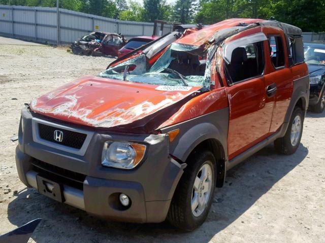 5J6YH28604L018285 - 2004 HONDA ELEMENT EX ORANGE photo 2