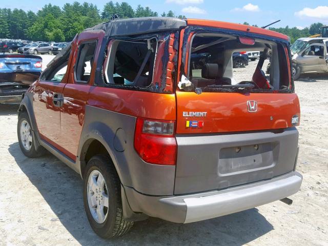 5J6YH28604L018285 - 2004 HONDA ELEMENT EX ORANGE photo 3