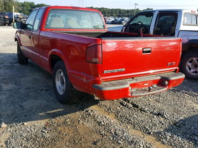 1GTCS19W0X8517539 - 1999 GMC SONOMA RED photo 3