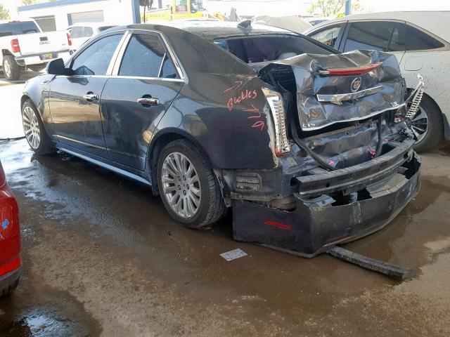 1G6DE5EG3A0127609 - 2010 CADILLAC CTS LUXURY GRAY photo 3