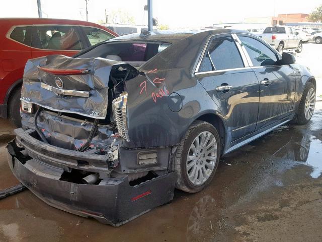 1G6DE5EG3A0127609 - 2010 CADILLAC CTS LUXURY GRAY photo 4