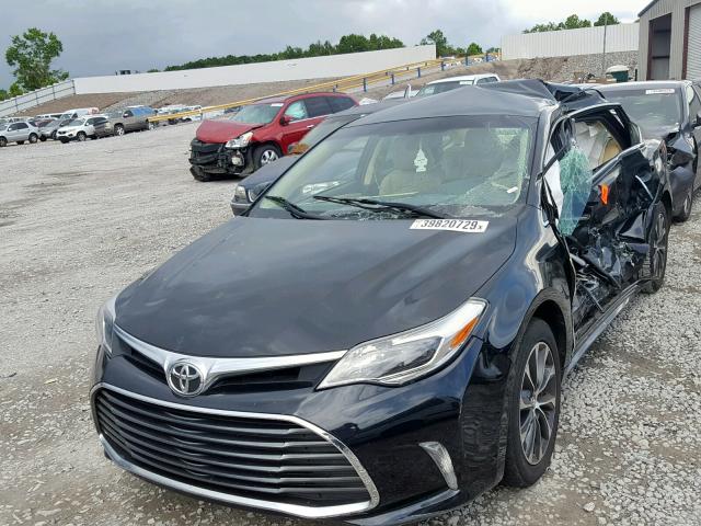 4T1BK1EBXGU198801 - 2016 TOYOTA AVALON XLE BLACK photo 2