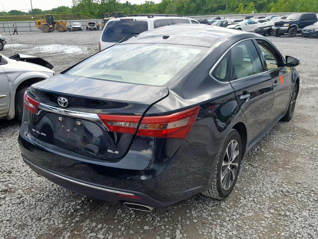 4T1BK1EBXGU198801 - 2016 TOYOTA AVALON XLE BLACK photo 4