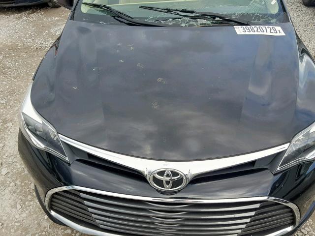 4T1BK1EBXGU198801 - 2016 TOYOTA AVALON XLE BLACK photo 7