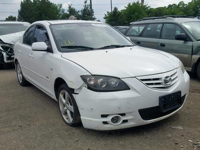 JM1BK123861418440 - 2006 MAZDA 3 S WHITE photo 1