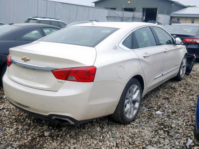 1G1145SL5EU111651 - 2014 CHEVROLET IMPALA LTZ WHITE photo 4