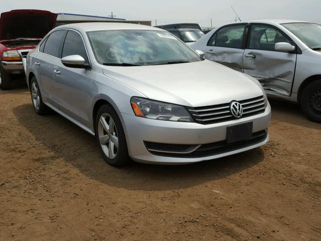 1VWBP7A31CC063520 - 2012 VOLKSWAGEN PASSAT SE SILVER photo 1