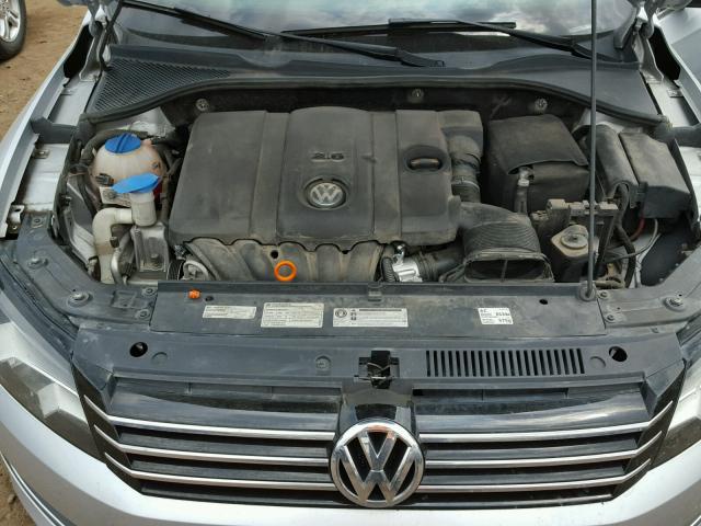 1VWBP7A31CC063520 - 2012 VOLKSWAGEN PASSAT SE SILVER photo 7