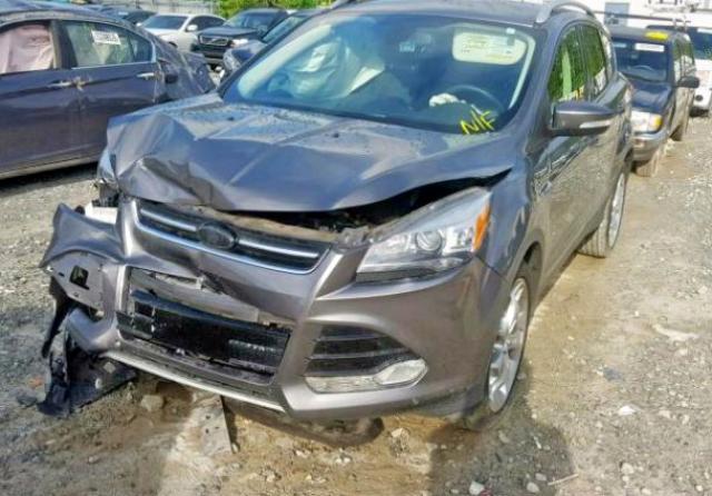 1FMCU0J98EUE46262 - 2014 FORD ESCAPE TIT GRAY photo 2