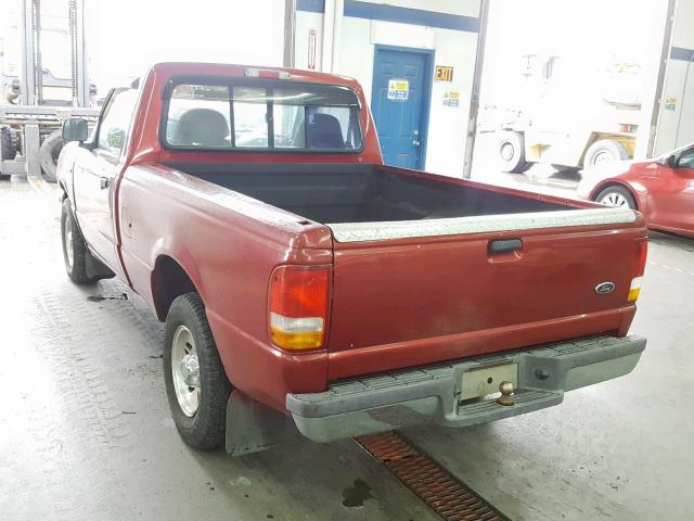 1FTCR10A3VPA39665 - 1997 FORD RANGER RED photo 3