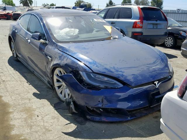 5YJSA1E25JF245322 - 2018 TESLA MODEL S BLUE photo 1