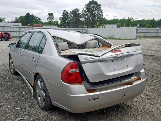 1G1ZU53826F260408 - 2006 CHEVROLET MALIBU LTZ 银色 照片 3
