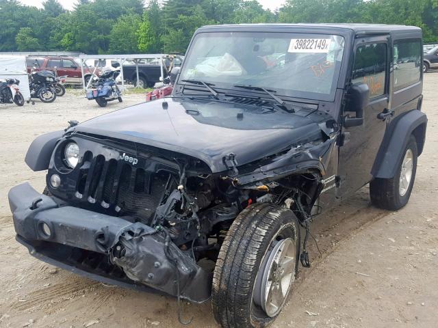 1C4AJWAG7HL521341 - 2017 JEEP WRANGLER S 黑色 照片 2