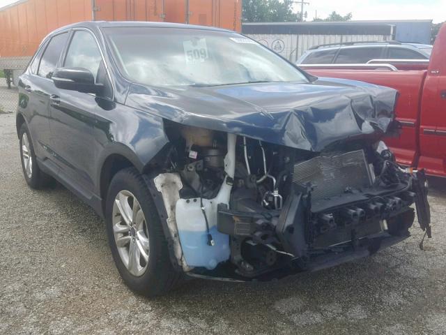 2FMTK4J88FBB81046 - 2015 FORD EDGE SEL BLACK photo 1