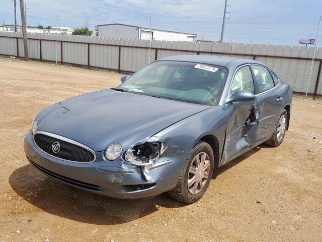 2G4WC582771238152 - 2007 BUICK LACROSSE C BLUE photo 2