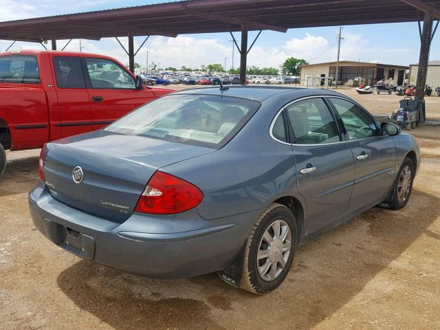 2G4WC582771238152 - 2007 BUICK LACROSSE C BLUE photo 4