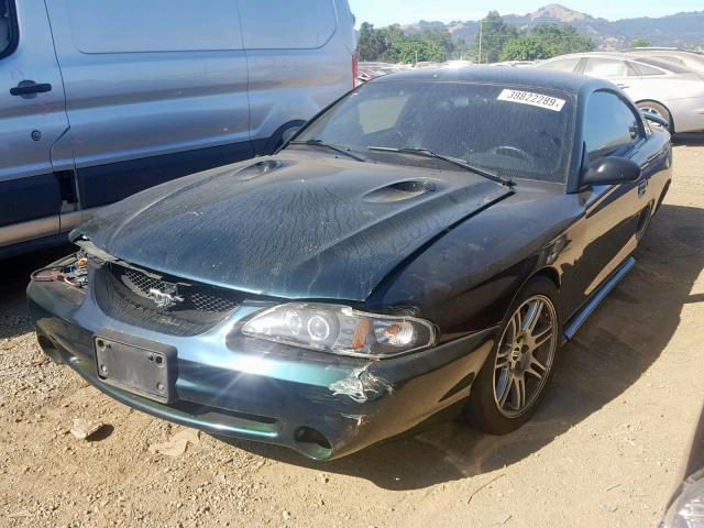 1FALP47V2TF164357 - 1996 FORD MUSTANG CO GREEN photo 2