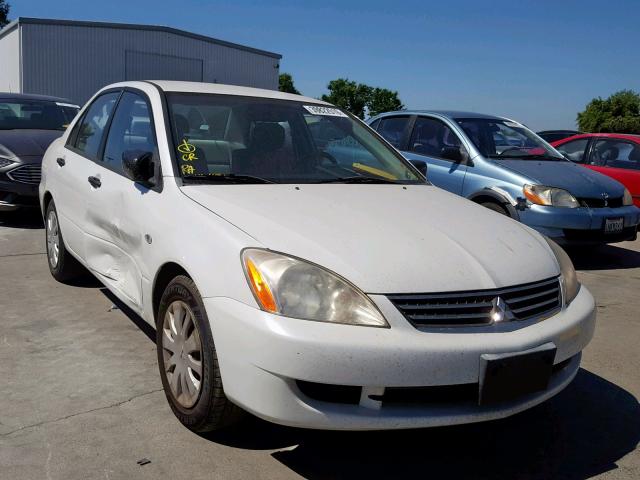 JA3AJ26E17U016662 - 2007 MITSUBISHI LANCER ES WHITE photo 1