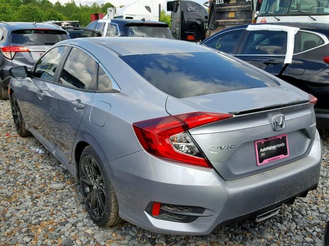 2HGFC2E8XKH556926 - 2019 HONDA CIVIC SPOR SILVER photo 3