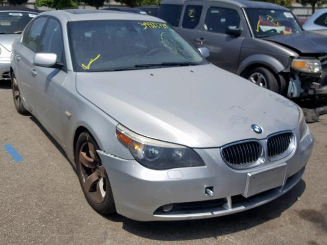 WBANE53556CK86752 - 2006 BMW 525 I SILVER photo 1