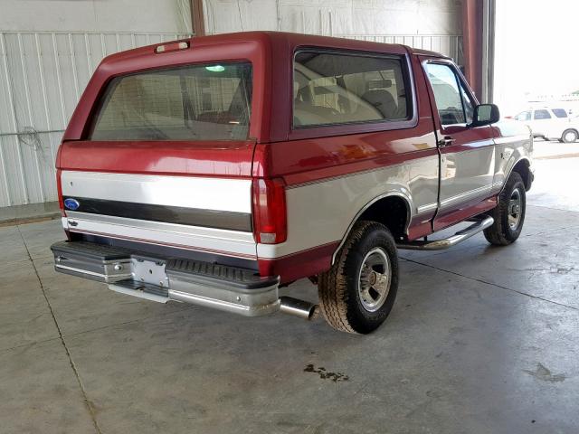 1FMEU15HXRLA96144 - 1994 FORD BRONCO U10 RED photo 4