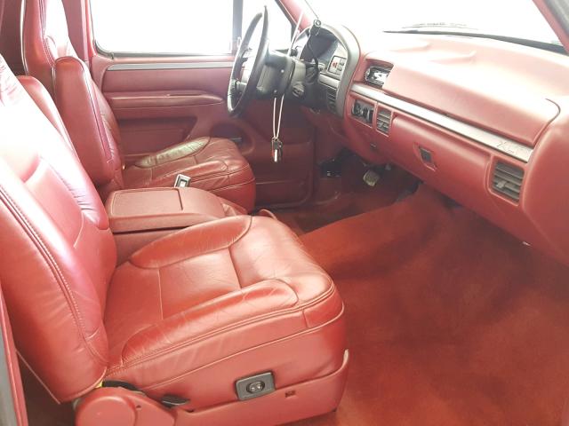 1FMEU15HXRLA96144 - 1994 FORD BRONCO U10 RED photo 5