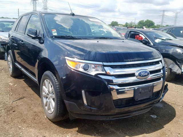 2FMDK3JC8CBA36832 - 2012 FORD EDGE SEL BLACK photo 1