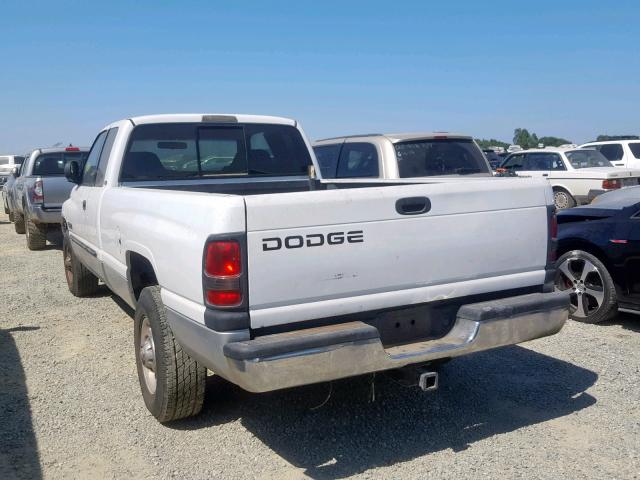 3B7KC23661G762659 - 2001 DODGE RAM 2500 WHITE photo 3