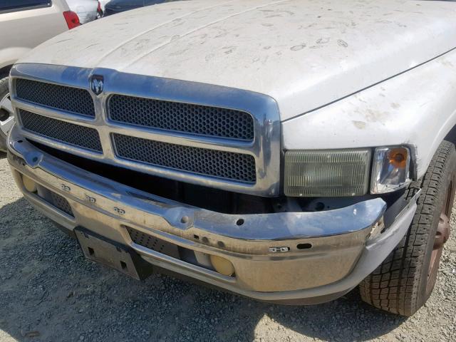 3B7KC23661G762659 - 2001 DODGE RAM 2500 WHITE photo 9