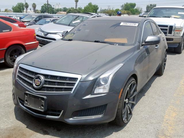 1G6AA5RX5E0146628 - 2014 CADILLAC ATS GRAY photo 2