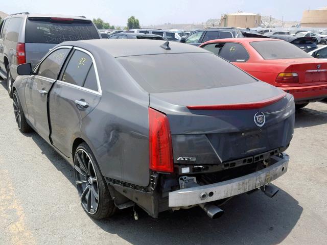 1G6AA5RX5E0146628 - 2014 CADILLAC ATS GRAY photo 3