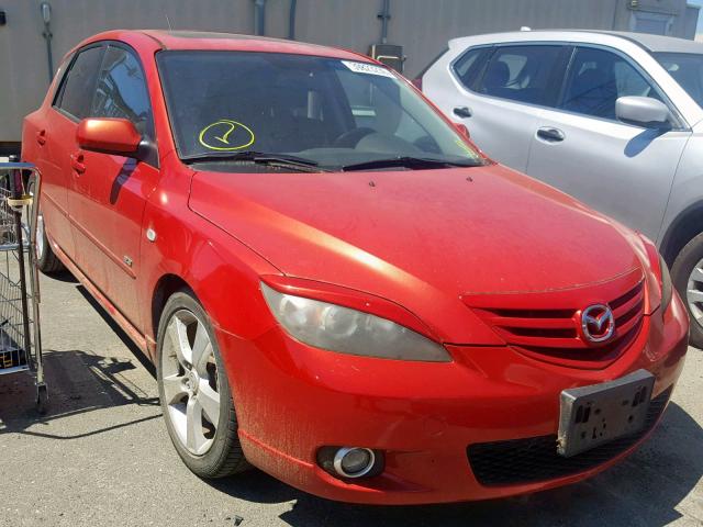 JM1BK343151240829 - 2005 MAZDA 3 HATCHBAC RED photo 1