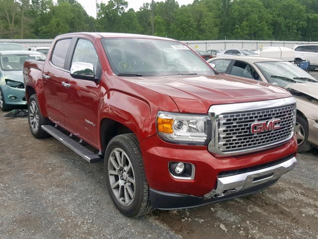 1GTG6EEN8J1142705 - 2018 GMC CANYON DEN MAROON photo 1