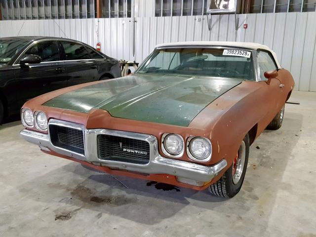 237670P282357 - 1970 PONTIAC LE MANS RED photo 2