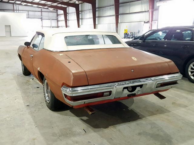 237670P282357 - 1970 PONTIAC LE MANS RED photo 3