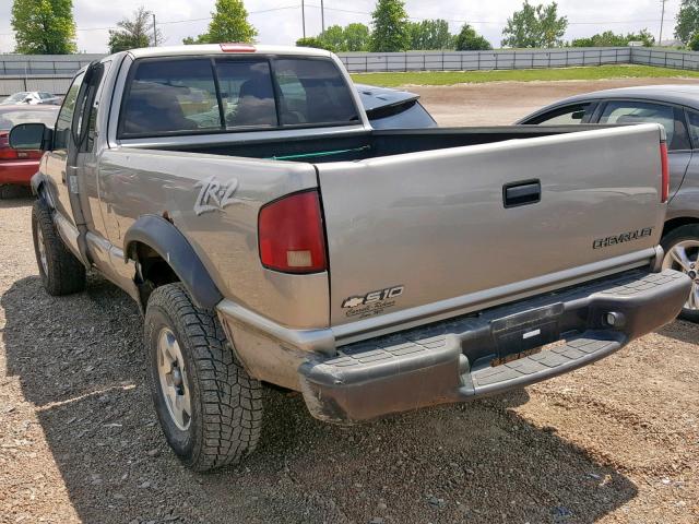 1GCCT19W528187676 - 2002 CHEVROLET S TRUCK S1 GRAY photo 3