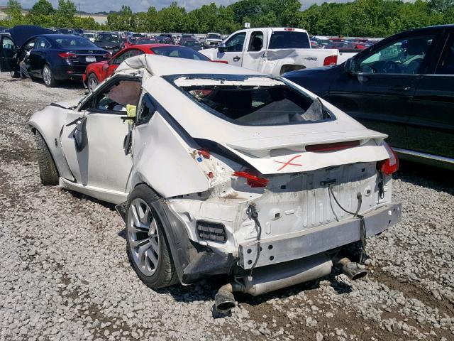 JN1AZ4EH5EM631099 - 2014 NISSAN 370Z BASE WHITE photo 3