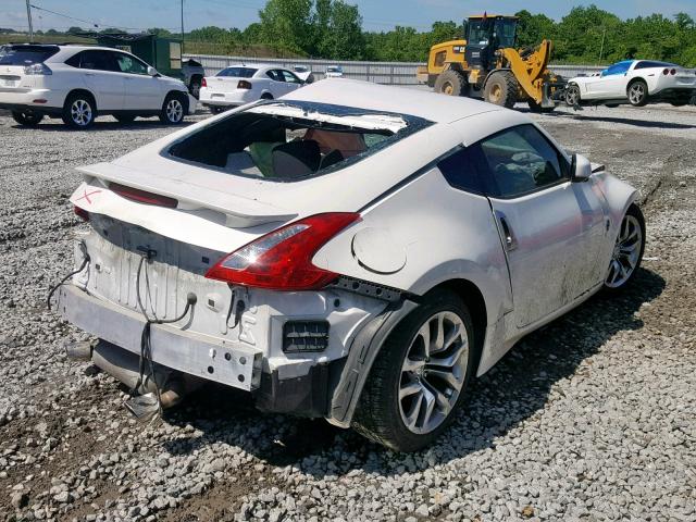 JN1AZ4EH5EM631099 - 2014 NISSAN 370Z BASE WHITE photo 4