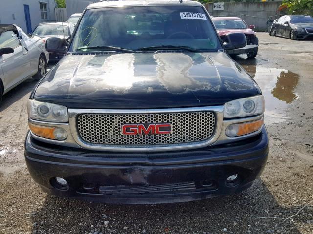 1GKEK63U16J130930 - 2006 GMC YUKON DENA BLACK photo 9