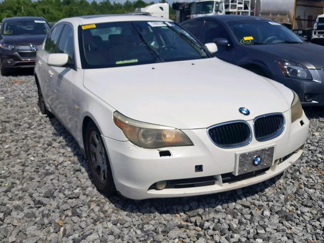 WBANA53524B175901 - 2004 BMW 525 I WHITE photo 1