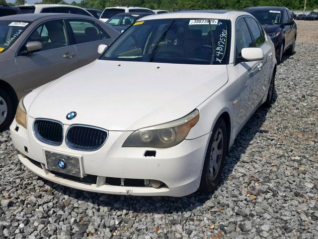 WBANA53524B175901 - 2004 BMW 525 I WHITE photo 2