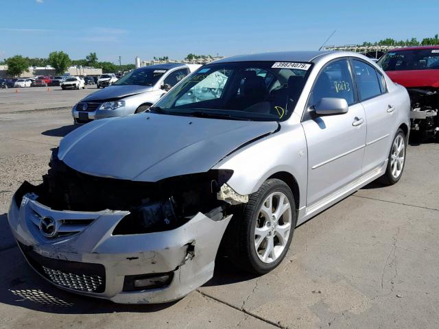 JM1BK323271684744 - 2007 MAZDA 3 S SILVER photo 2