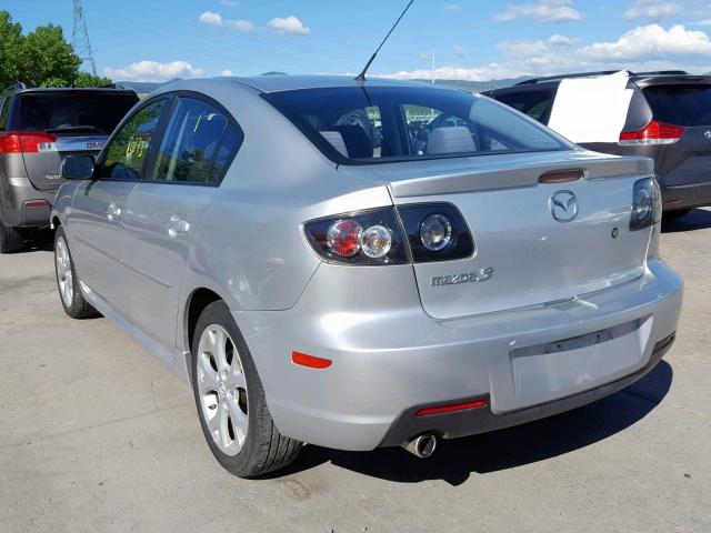 JM1BK323271684744 - 2007 MAZDA 3 S SILVER photo 3