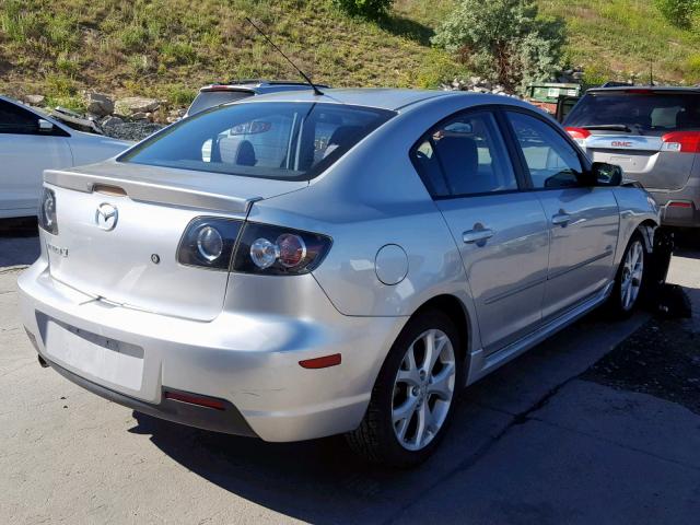 JM1BK323271684744 - 2007 MAZDA 3 S SILVER photo 4