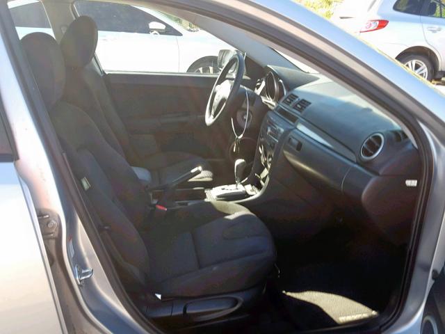 JM1BK323271684744 - 2007 MAZDA 3 S SILVER photo 5